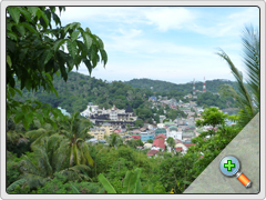 The view from Dream Hill Condos over Sabang Beach