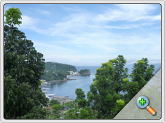 The view from Dream Hill Condos over Sabang Beach